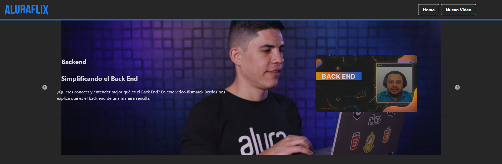Aplicación React con Tailwind