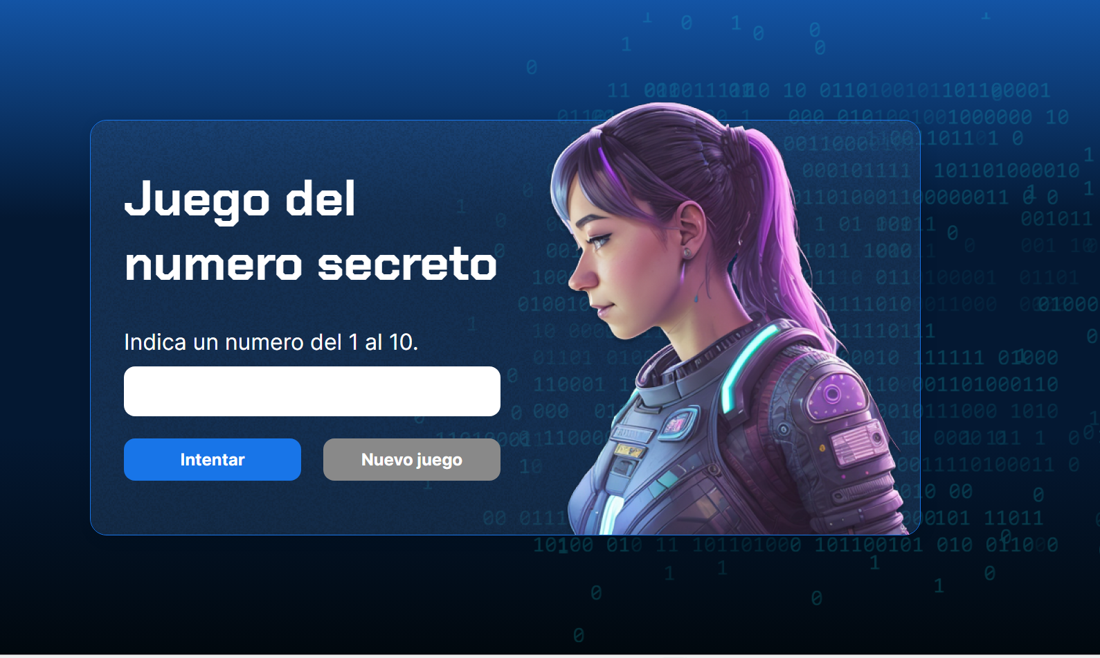 Juego creado con HTML y JavaScript